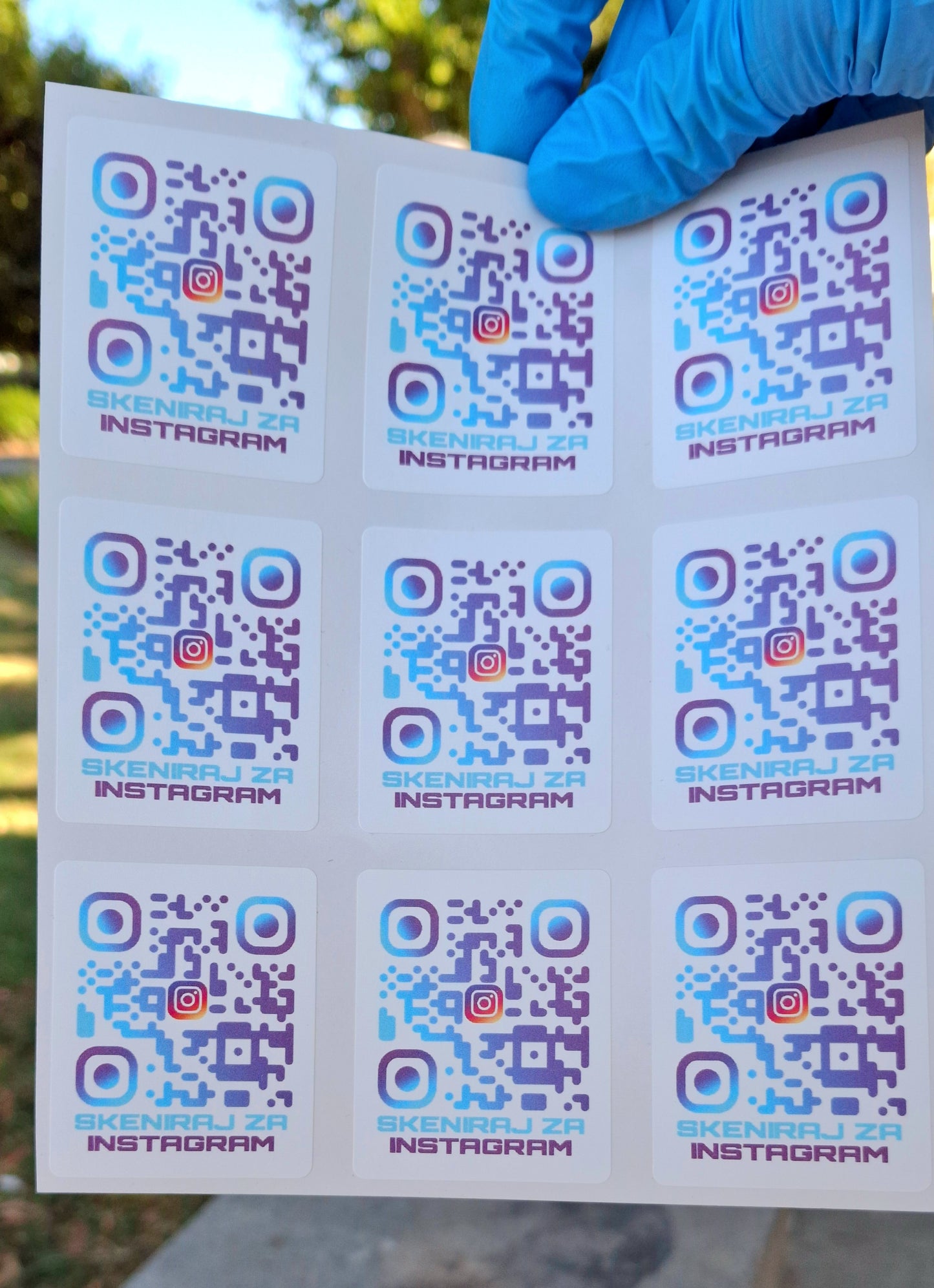 "50" QR KOD - STIKERA