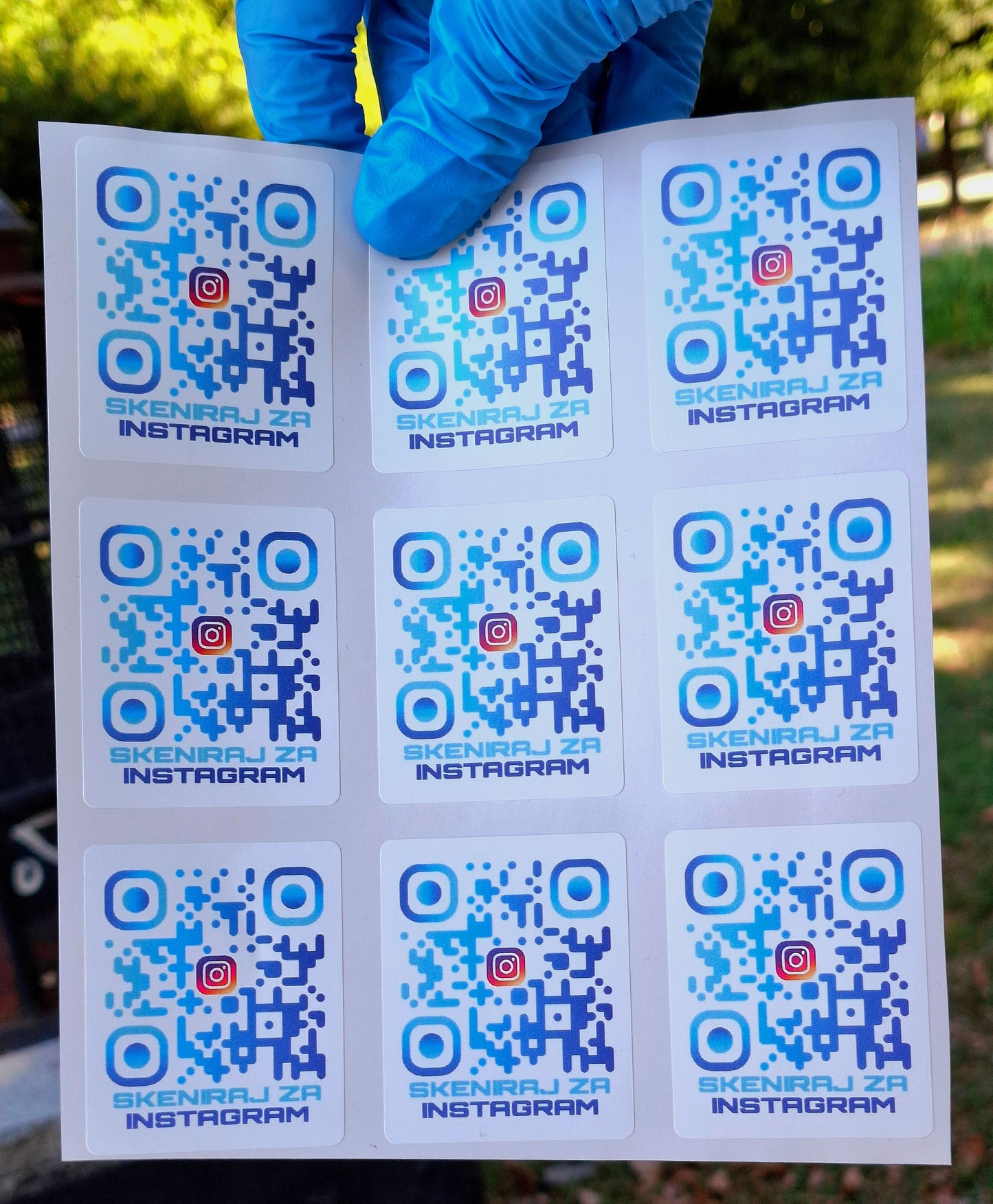 "50" QR KOD - STIKERA